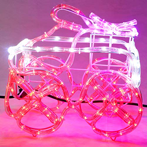 100cm Multi-Coloured 3D LED Rope Light Train & Carriage – Indoor/Outdoor Christmas Decoration