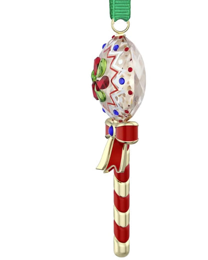 Holiday Cheers Lollipop Ornament – Multicolored Crystal Christmas Decoration