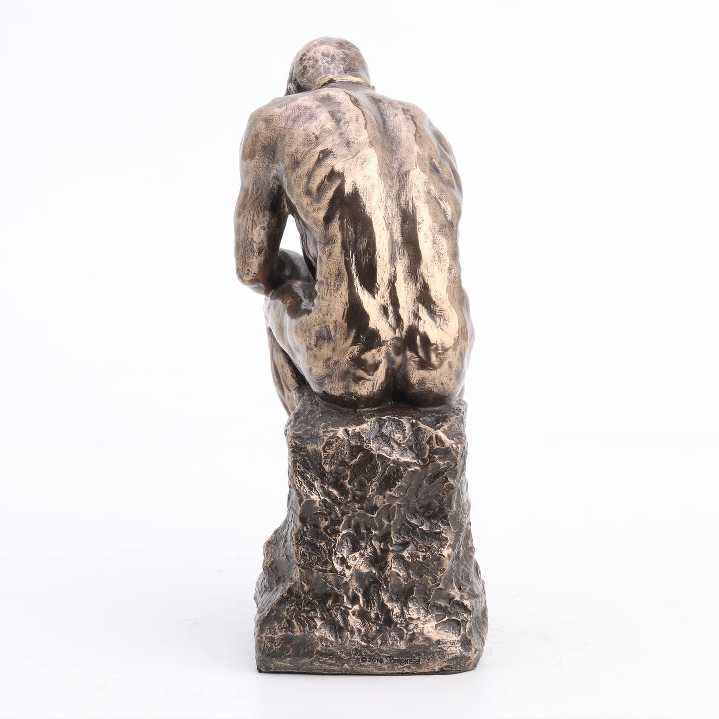 Veronese Design Rodin’s The Thinker Inspired Decorative Statue – Cold Cast Bronze Art Figurine