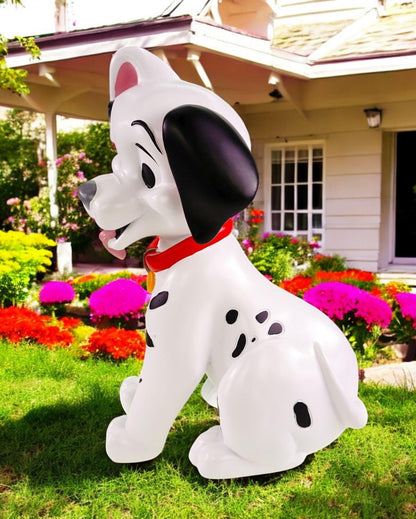 Disney 101 Dalmatians Patch Statue – 40cm Hand-Painted Polyresin Collectible for Indoor & Outdoor Display