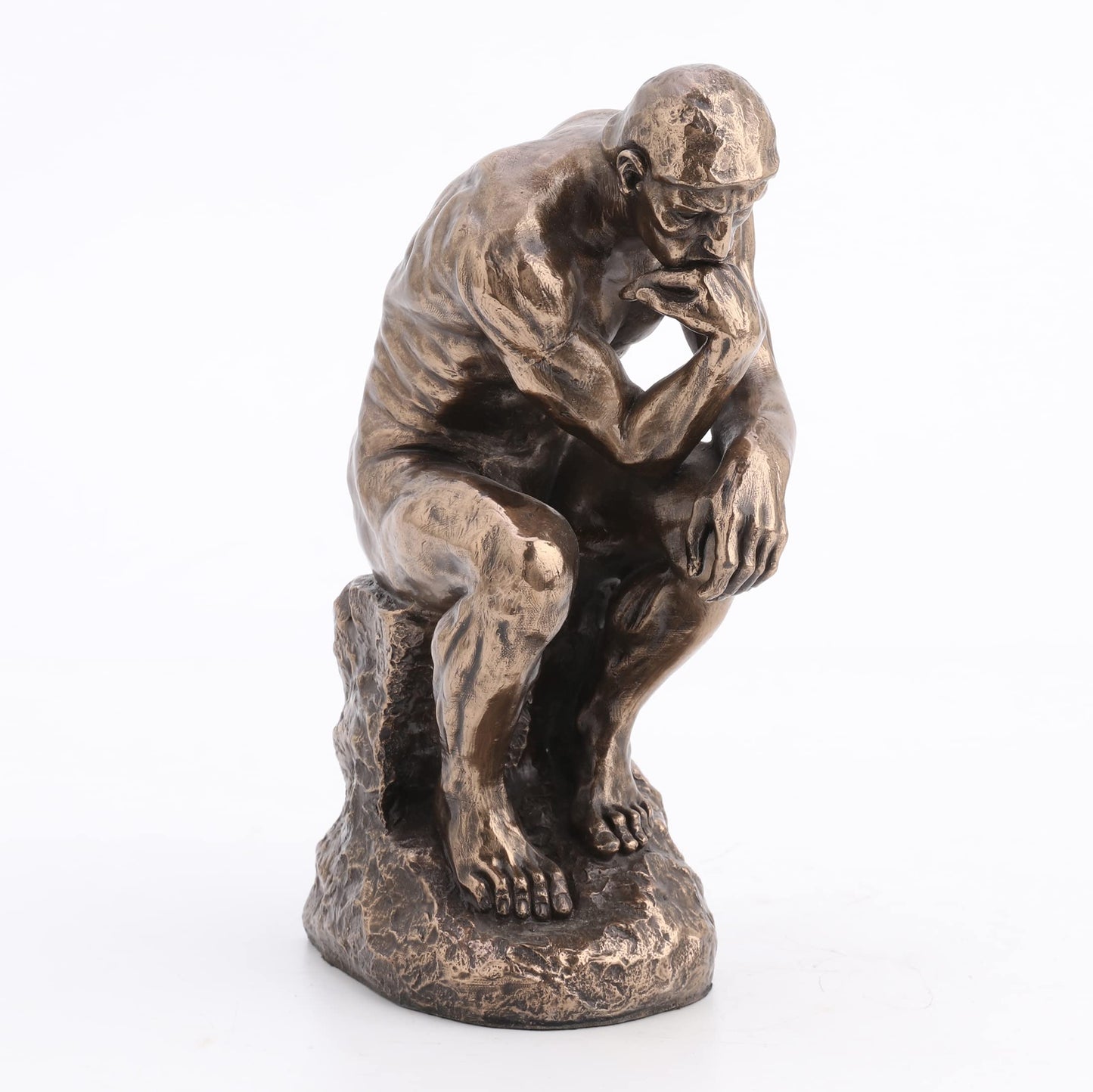 Veronese Design Rodin’s The Thinker Inspired Decorative Statue – Cold Cast Bronze Art Figurine