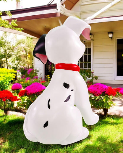 Disney 101 Dalmatians Patch Statue – 40cm Hand-Painted Polyresin Collectible for Indoor & Outdoor Display