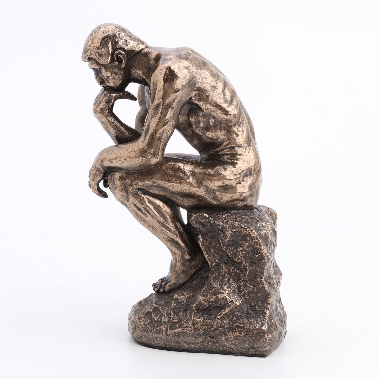 Veronese Design Rodin’s The Thinker Inspired Decorative Statue – Cold Cast Bronze Art Figurine