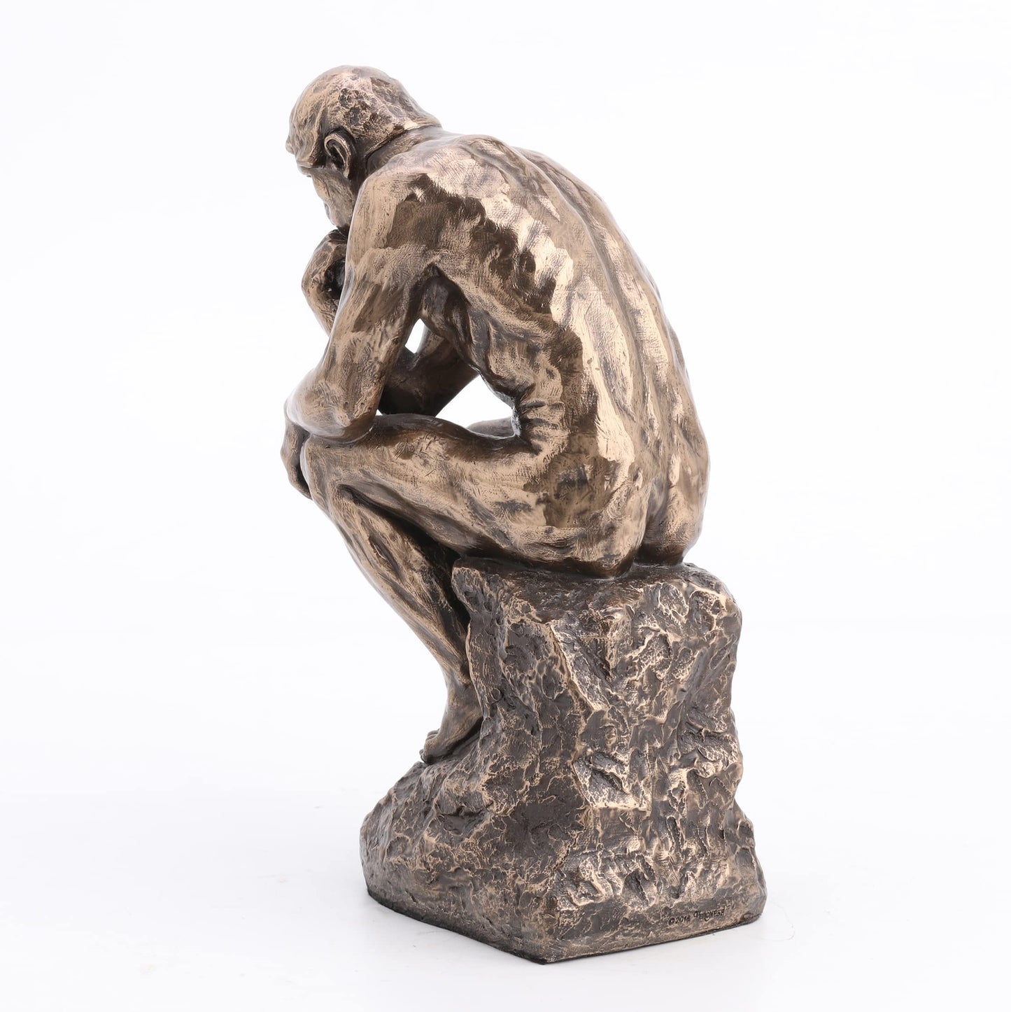 Veronese Design Rodin’s The Thinker Inspired Decorative Statue – Cold Cast Bronze Art Figurine