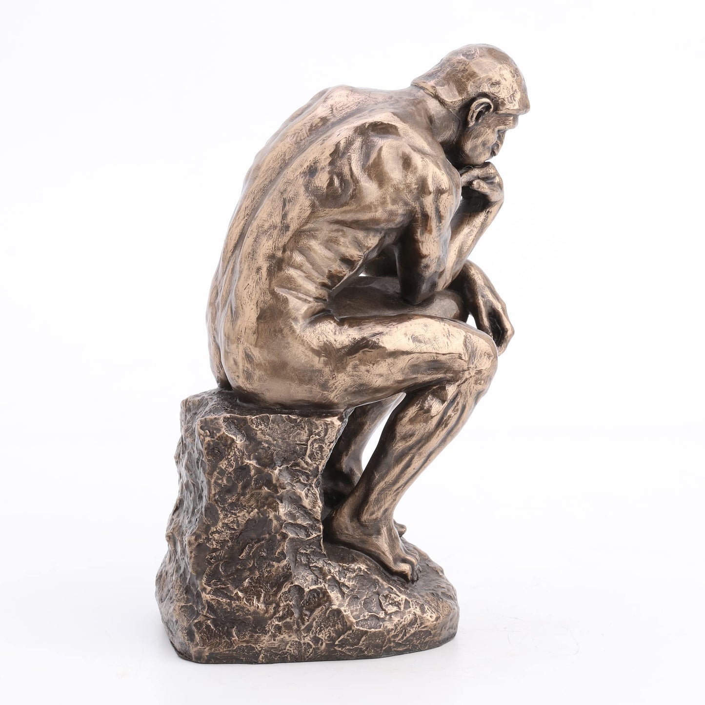 Veronese Design Rodin’s The Thinker Inspired Decorative Statue – Cold Cast Bronze Art Figurine