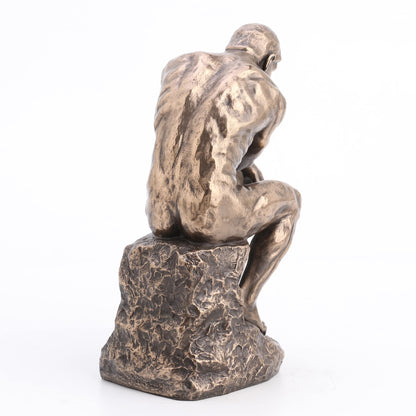 Veronese Design Rodin’s The Thinker Inspired Decorative Statue – Cold Cast Bronze Art Figurine