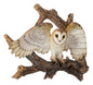 Barn Owl Wall Décor – Hand-Finished Resin Ornament for Home or Garden